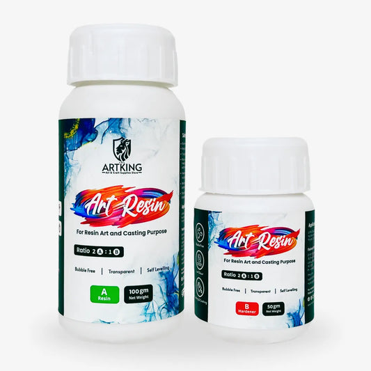 2:1 Crystal Clear Epoxy Art Resin | For Coating and Fast Curing Solution