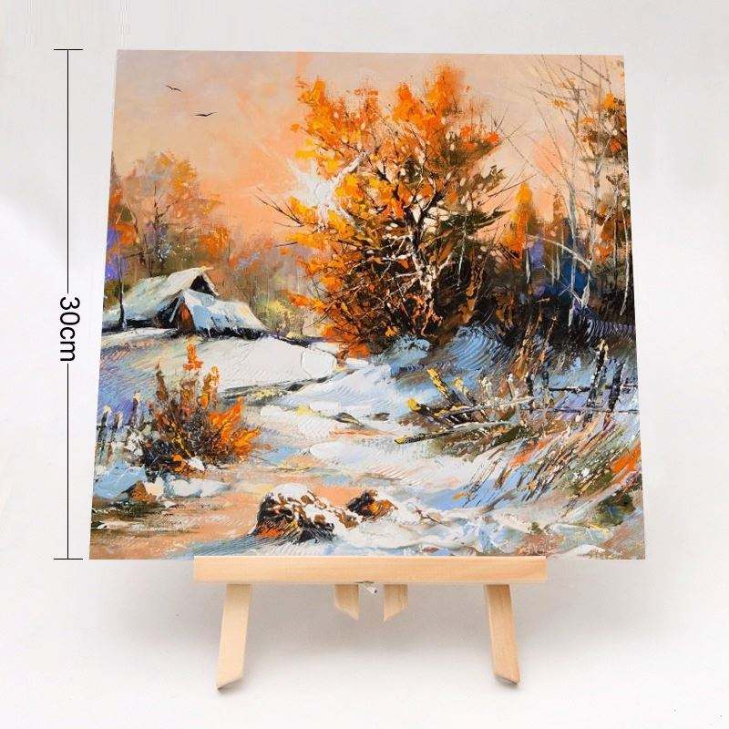 12in Wooden Easel Stand for Paintings and Display | Standee for Showpieces