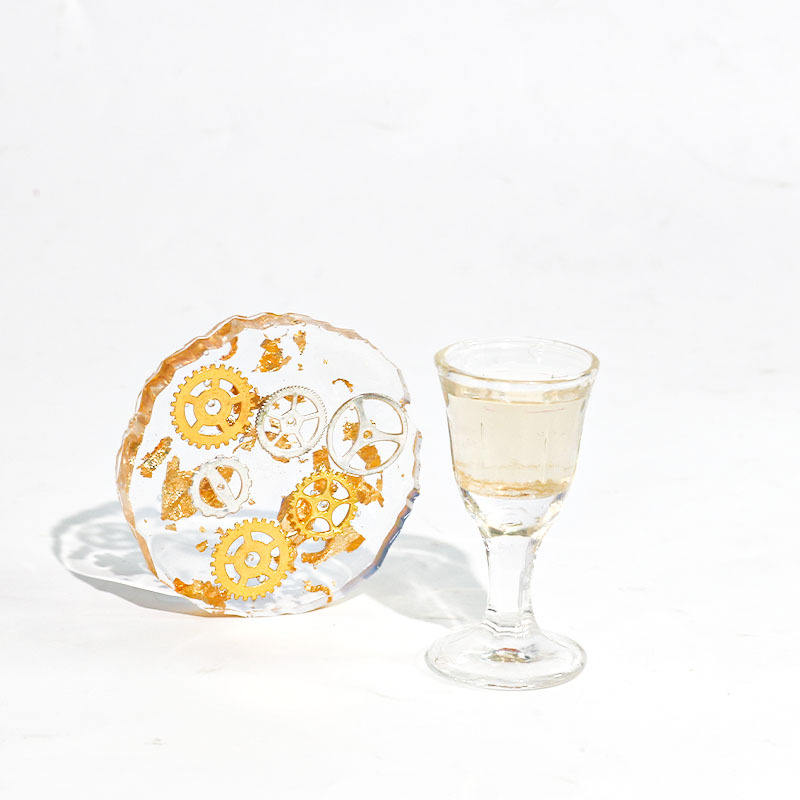 4 Sizes Coaster, Keychain or Earing Making Silicone Mould for Resin Art | 8 in 1 Cavity Mould