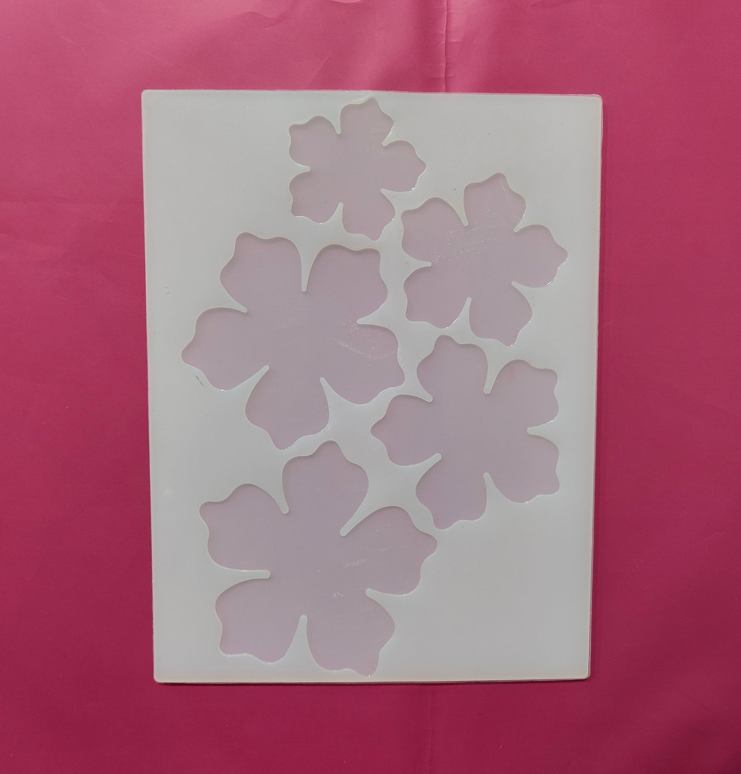 SRN233- 5 Cavity 3D Flower Silicone Mould