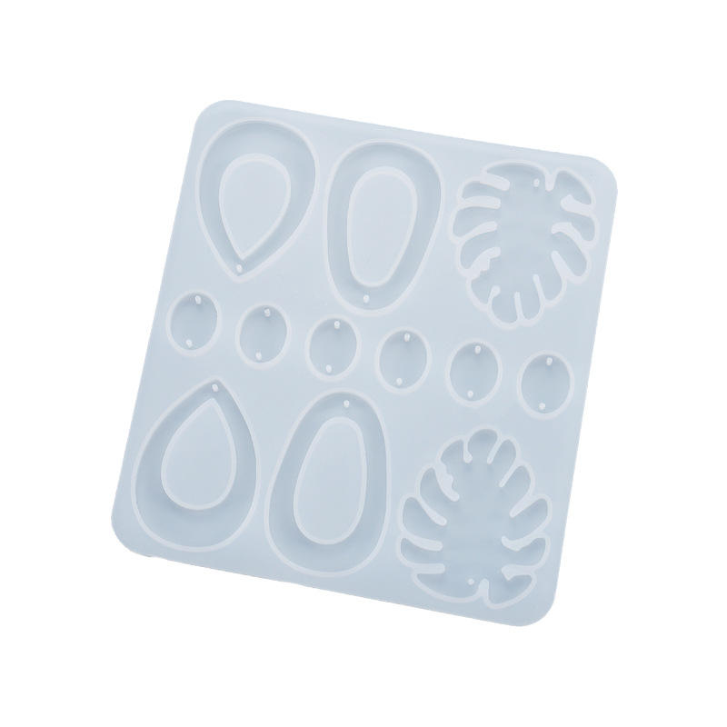 Resin Earing and Pendant Making Silicone Mould for Resin Art | Designer Earing Jewellery Making Mould