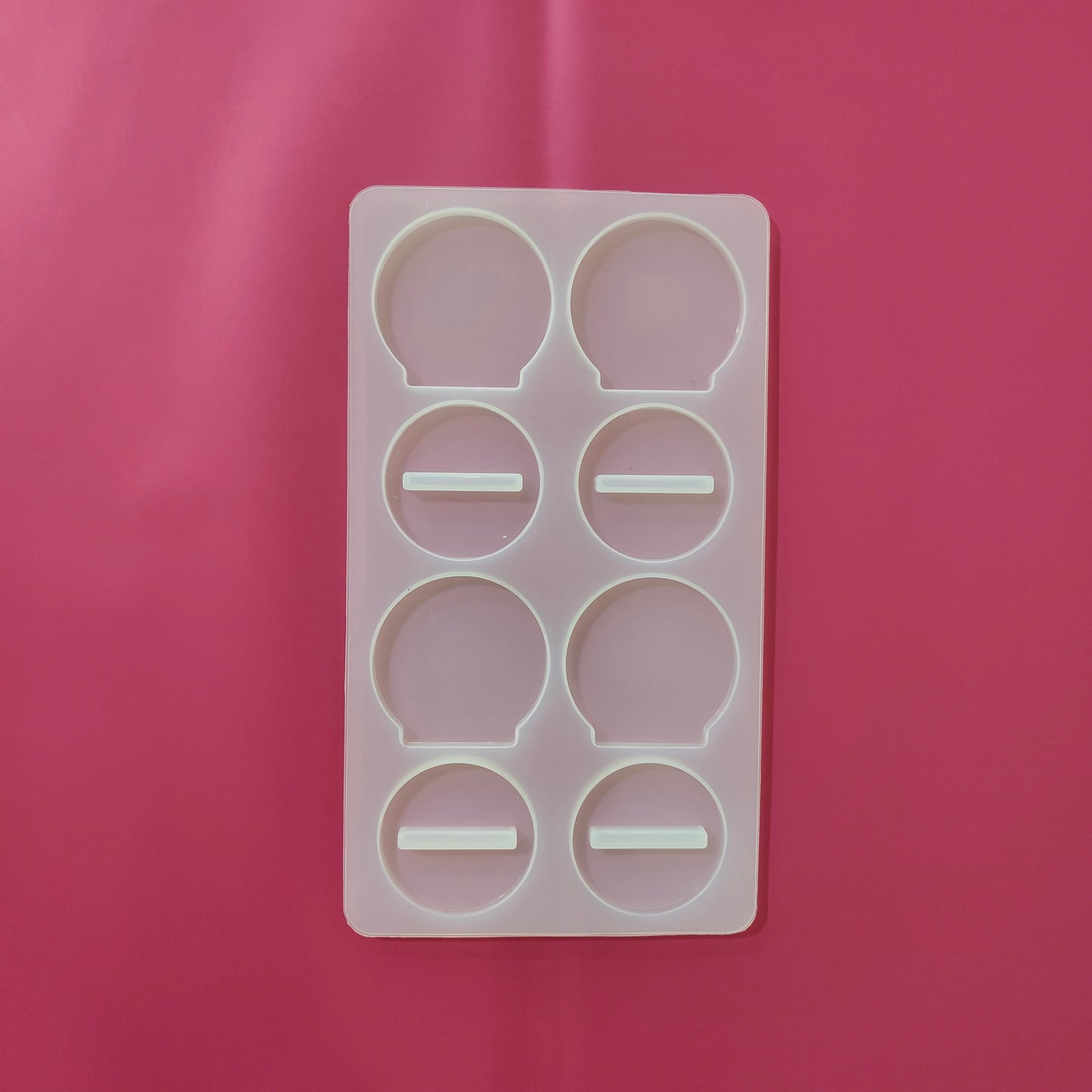 4 Cavity plain Round Photo Frame with Stand