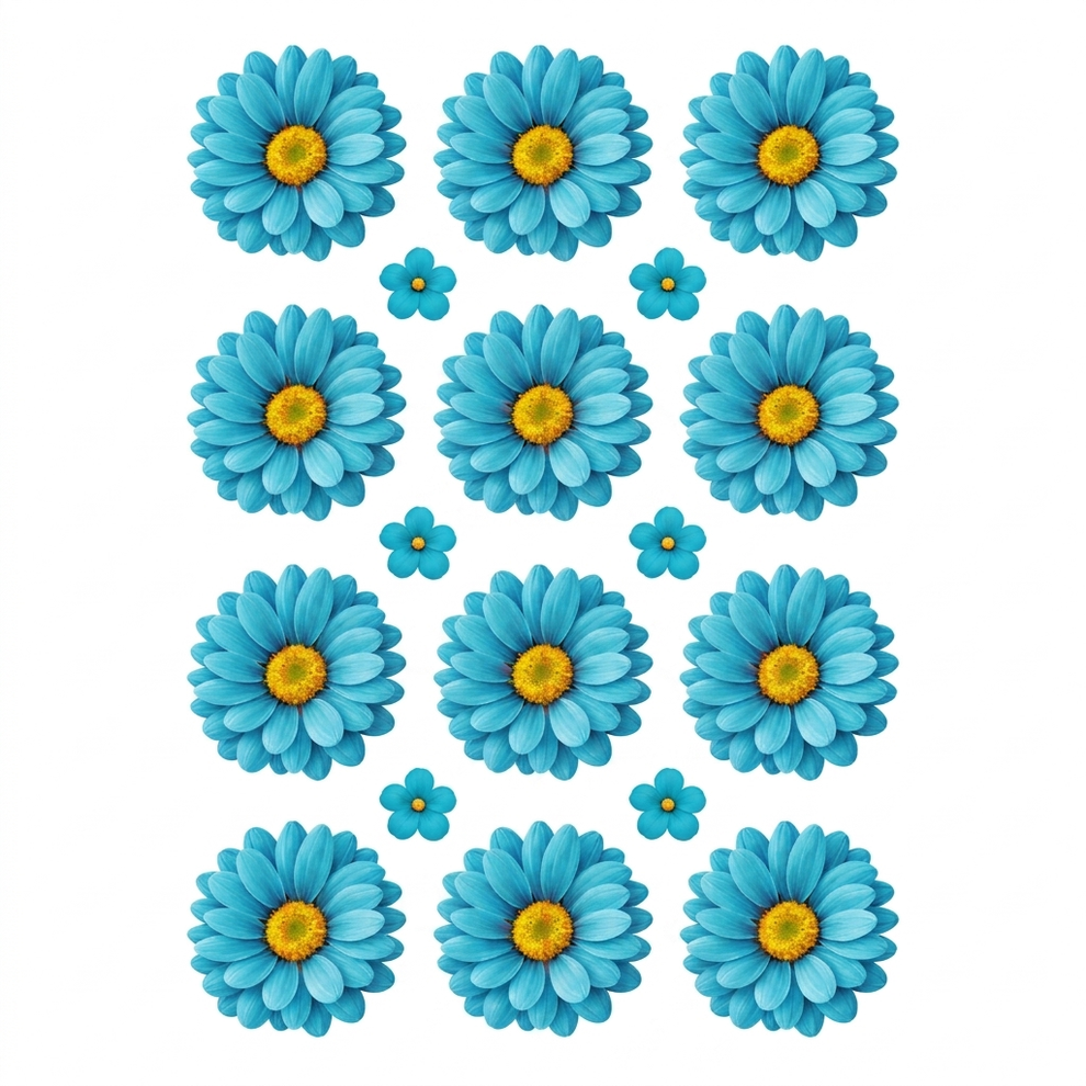 Daisy Flower UV DTF Sticker (2 pc)