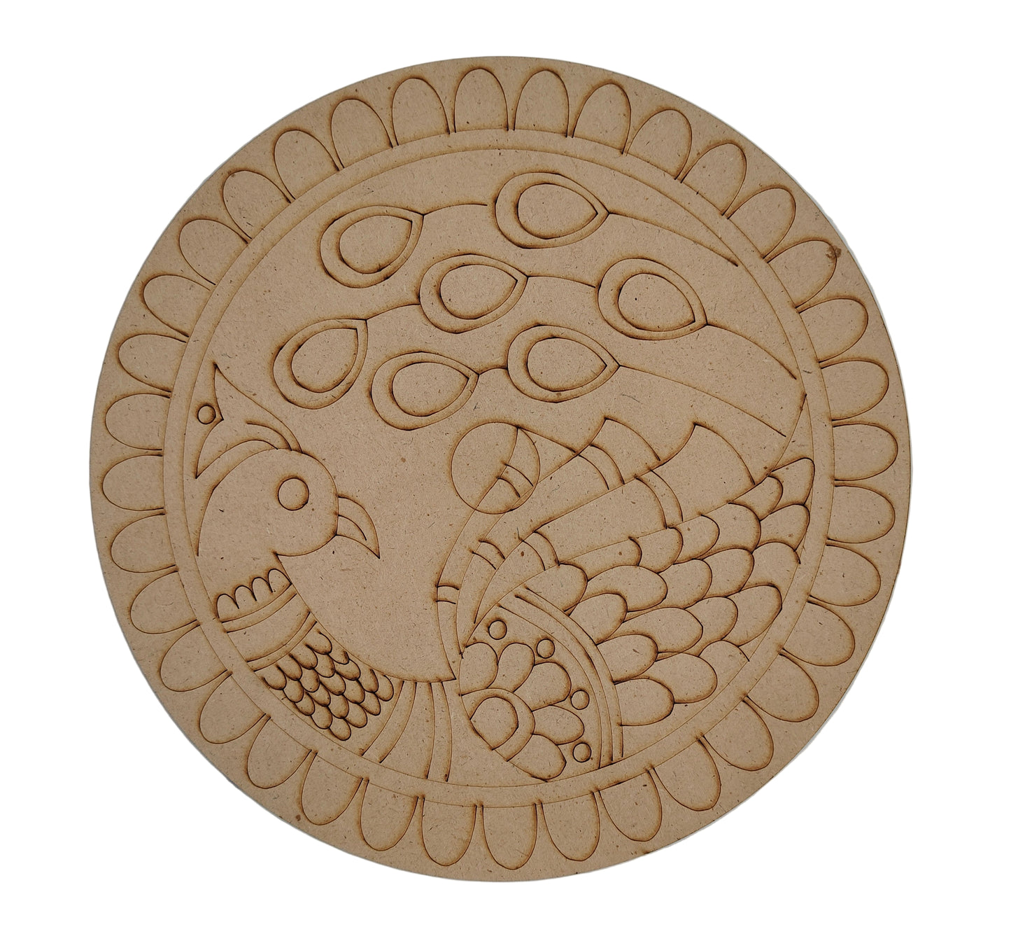 MDF Mandala Engraved