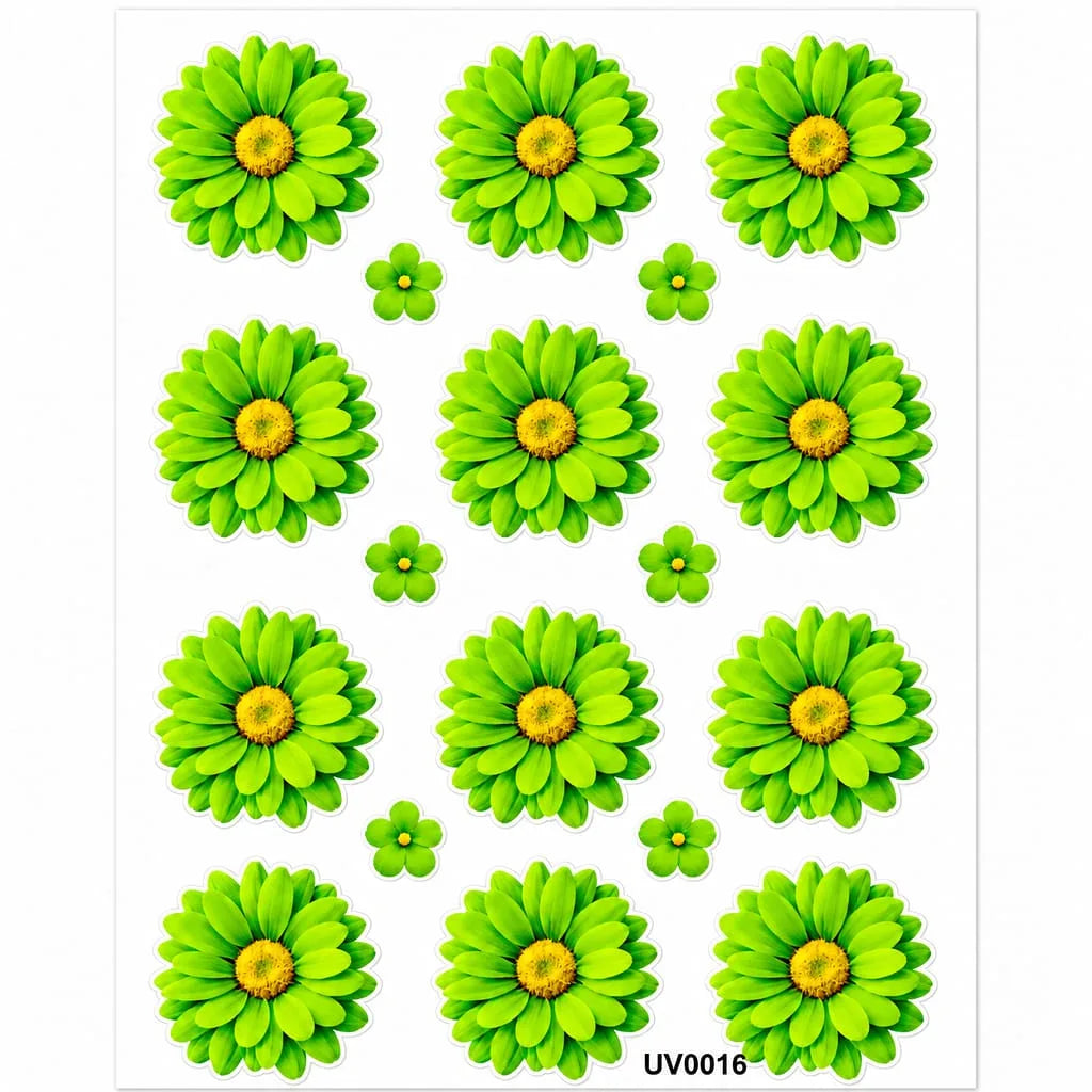 Daisy Flower UV DTF Sticker (2 pc)