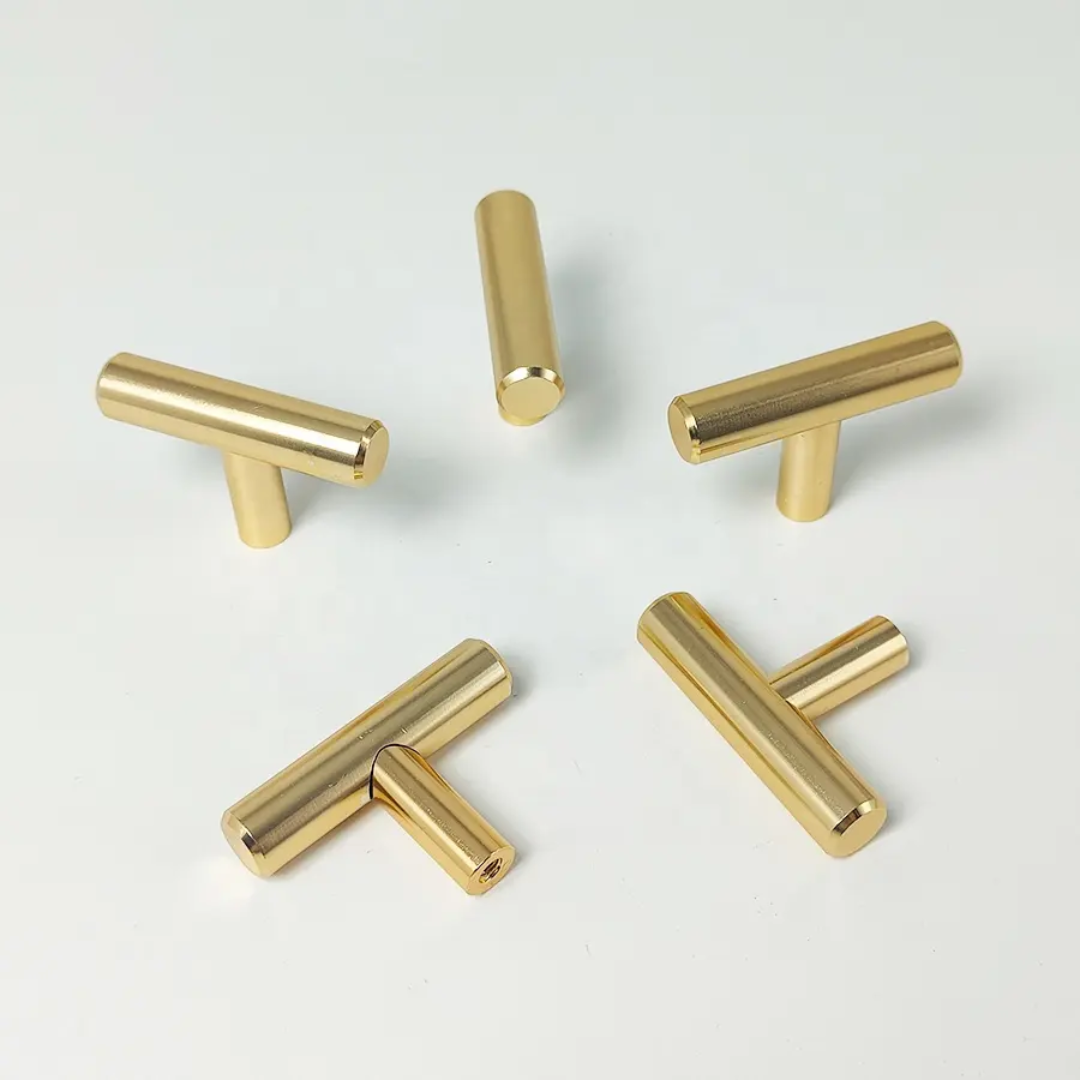 Tee Handle Gold (2 pc)