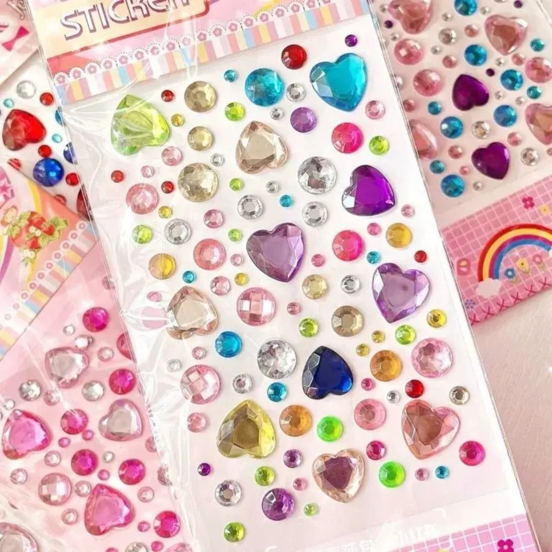 Crystal Heart Sticker