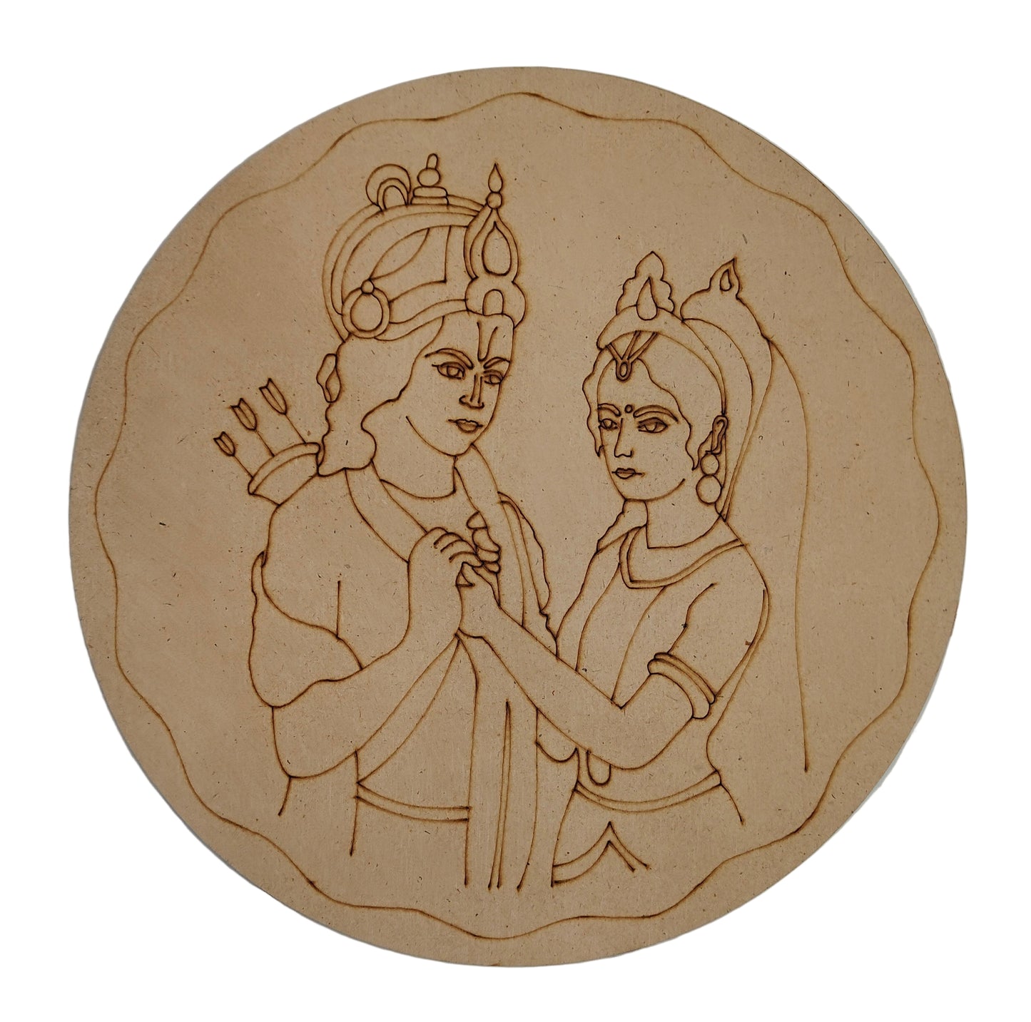 MDF Mandala Engraved