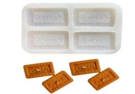 Parle G Biscuit 4 Cavity Candle Making Mould