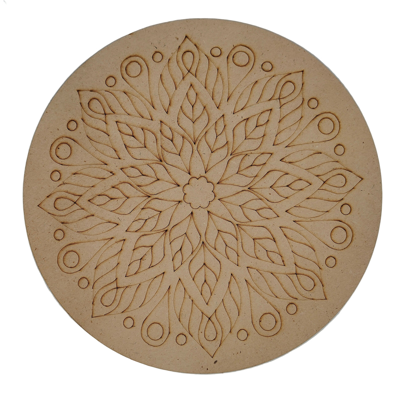 MDF Mandala Engraved