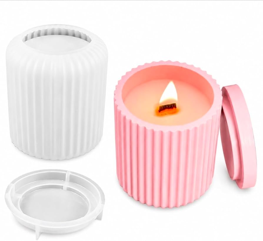 Strip Tall Jar (1 pc)
