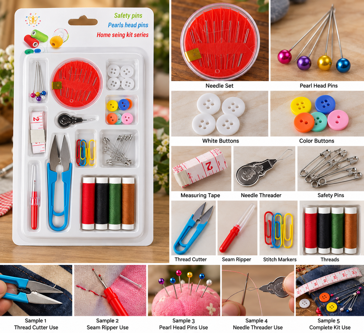 Sewing Kit Set (1 pc)