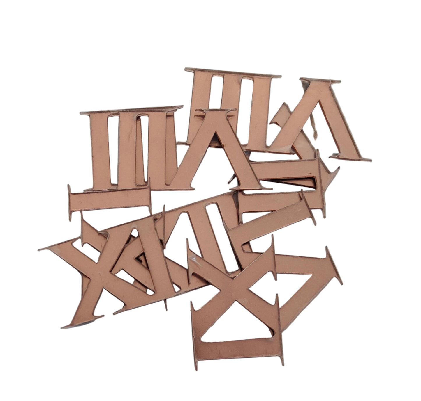 Roman Number Copper
