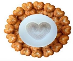 Little Heart Biscuit 1 Cavity Candle Making Mould