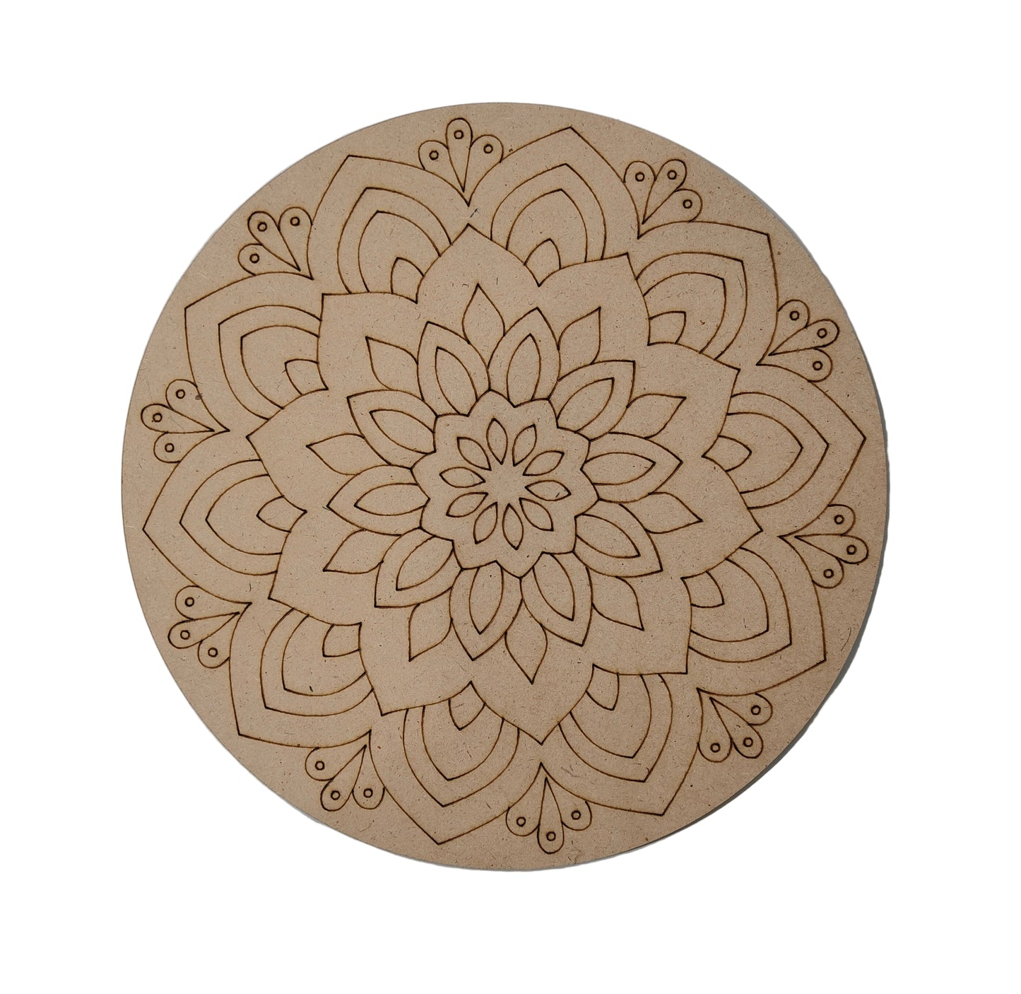 MDF Mandala Engraved
