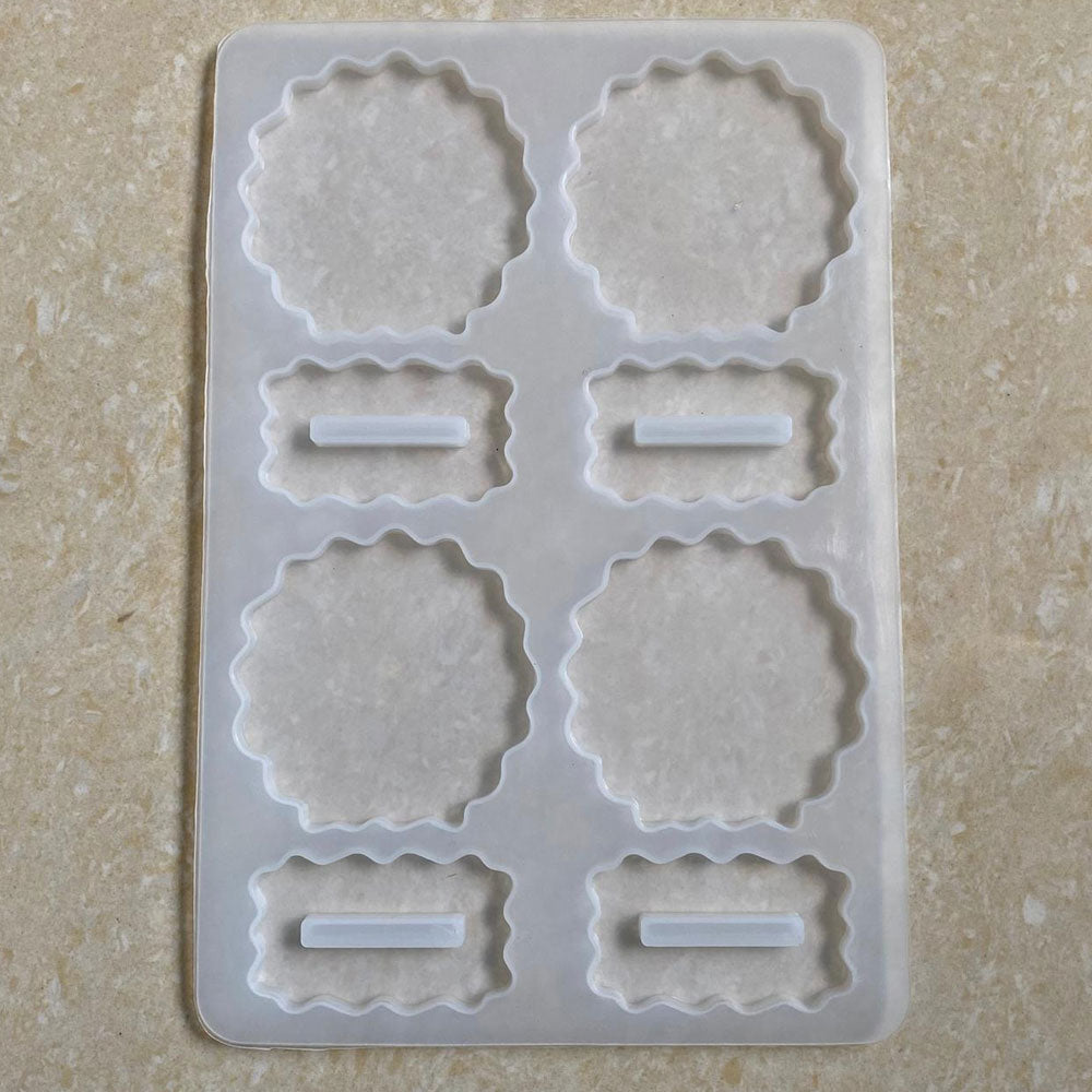 Agate Frame Mould (1 pc , 4 Cavity)