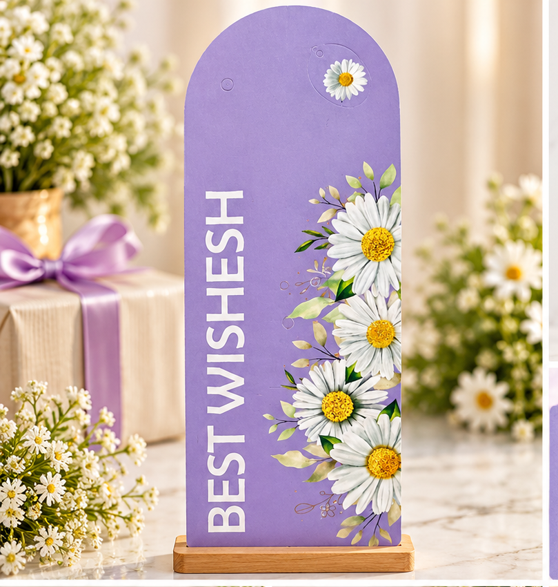 Bouquet Flower Card (12 Pc)
