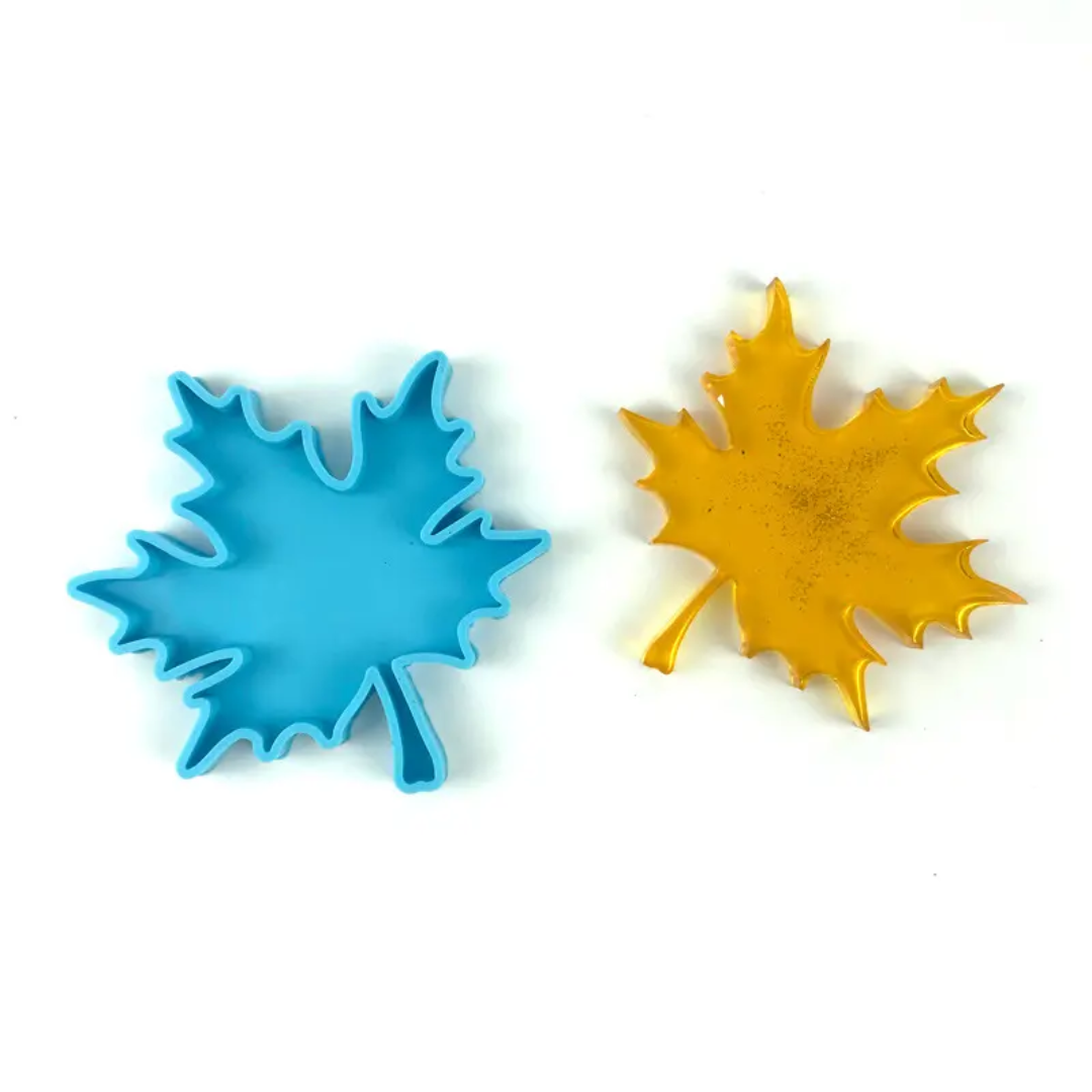 Leaf Zig Zag Coaster (4Inch, 1 pc)