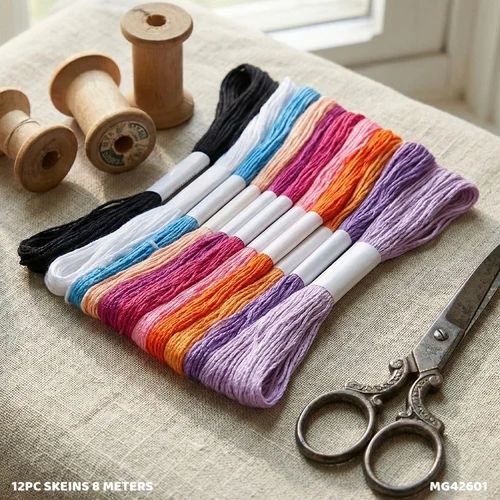 Thread Skeins (12 Pc, 8 Meters)
