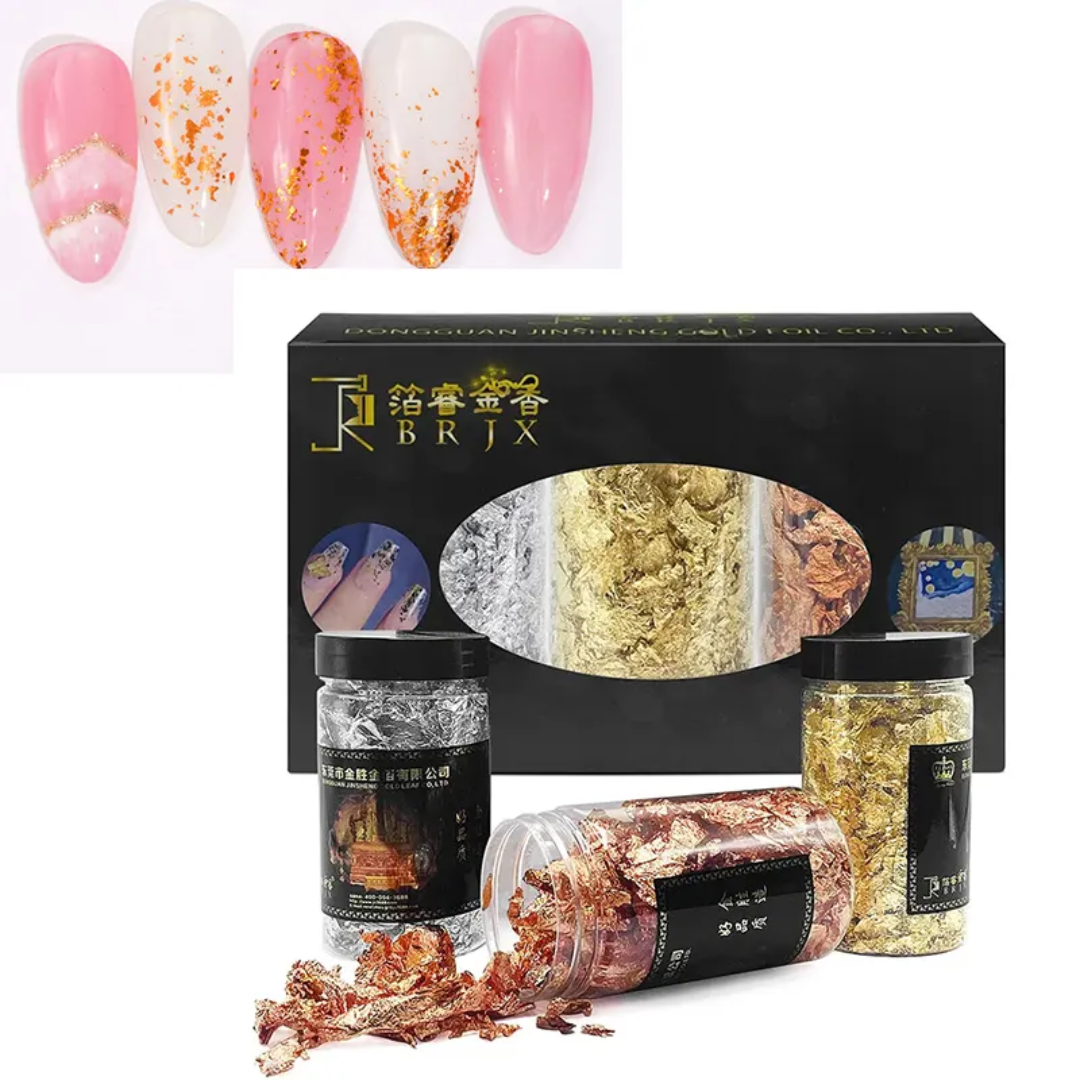 Gilding Flakes Rose Gold