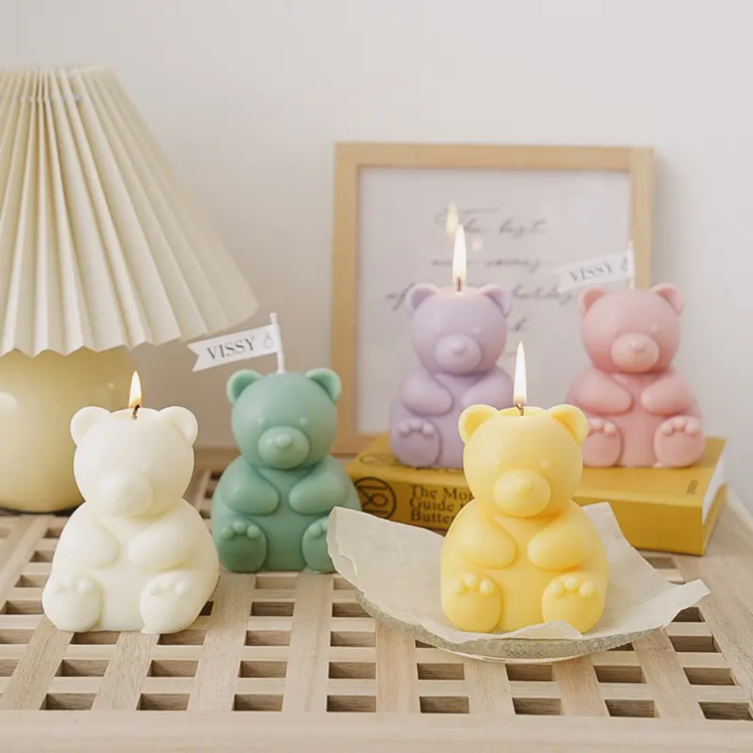 Teddy Bear Candle Small Mould