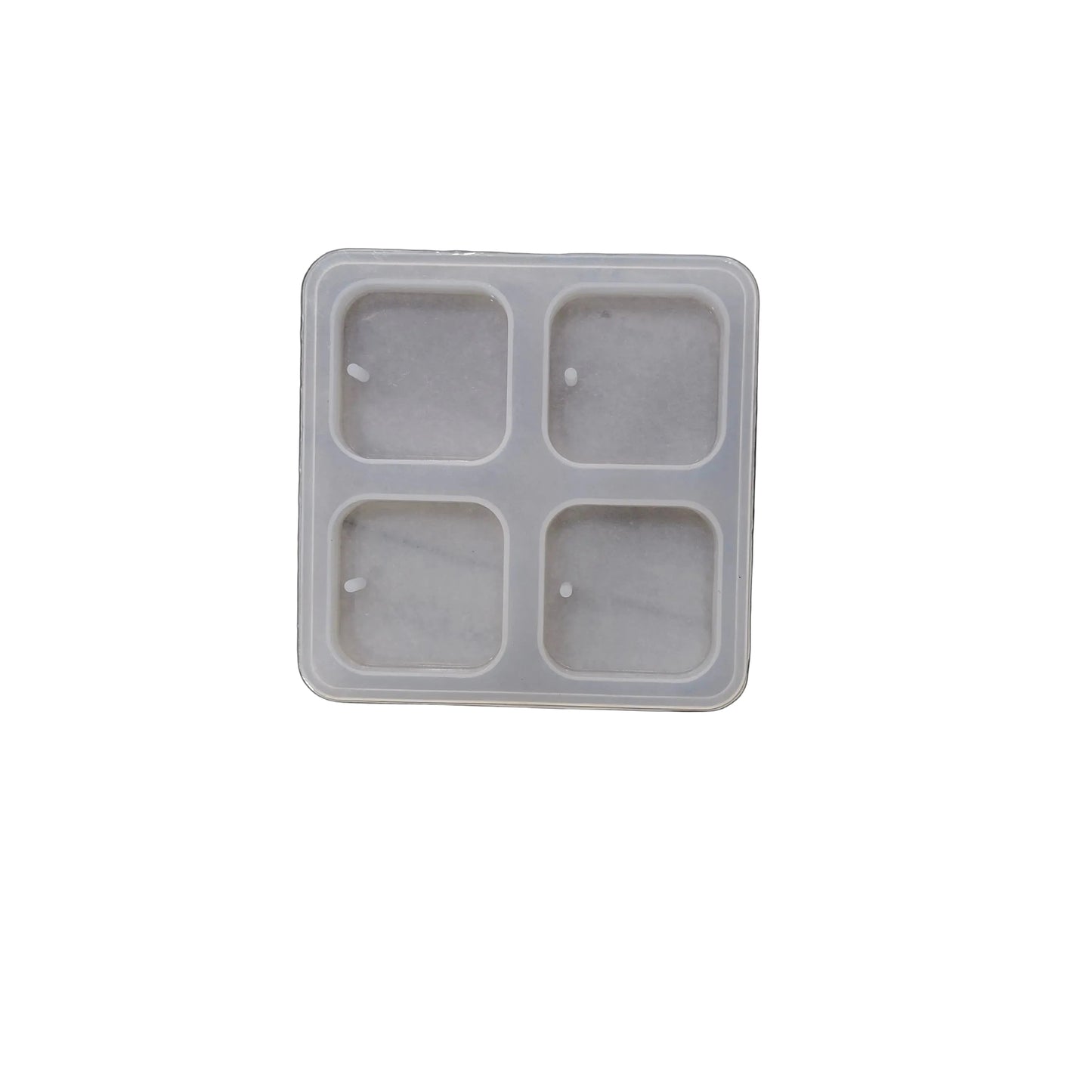 4 Cavity Square Keychain Mould