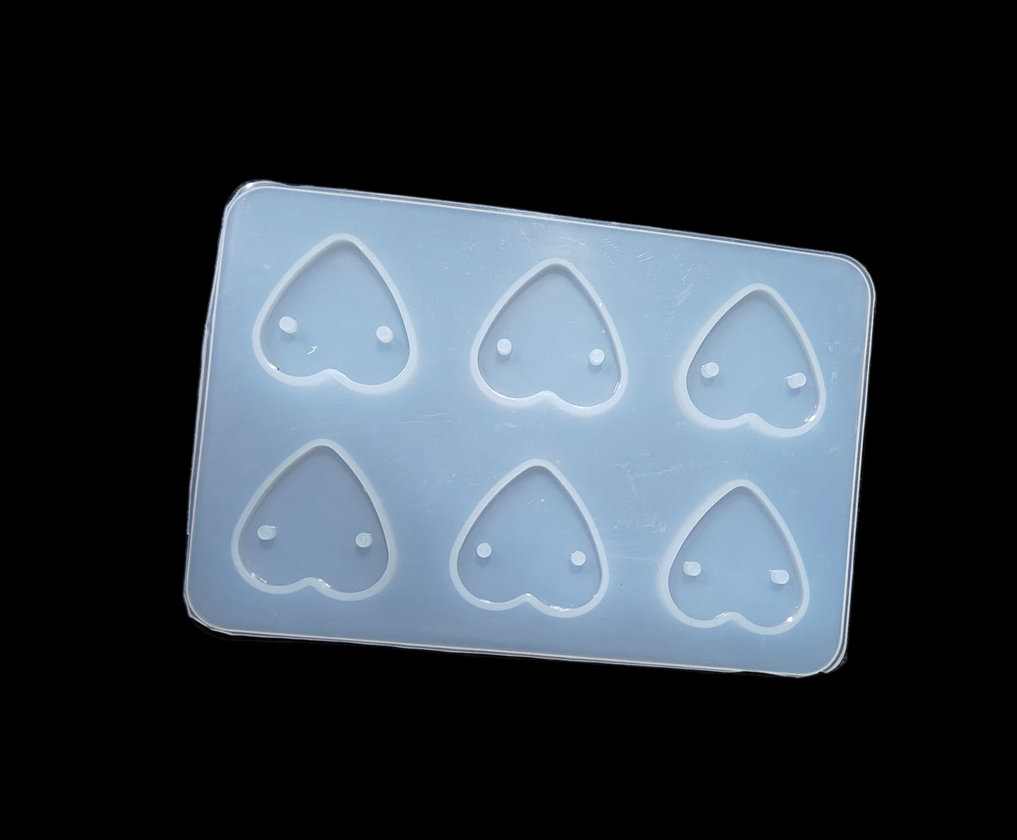 6 Cavity Heart Shape Rakhi Mould