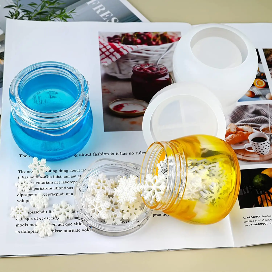 Pudding storage jar & Lid Mould (1 pc)