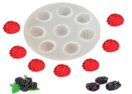 Raspberry Small 8 Cavity Candle Making Mould