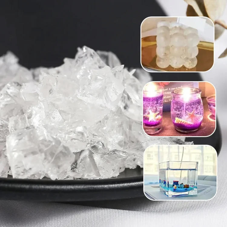 Crystal Clear Gel Wax for Candle Making and Innovative Candle Art