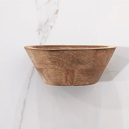 8" Wooden Boat Shape Urli for Candle Making and Home  Decor