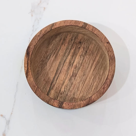 6" Large Wooden Urli for Candle Making and Home  Decor