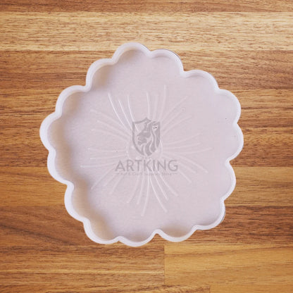 Plain Flower Coaster (6mm , 5")