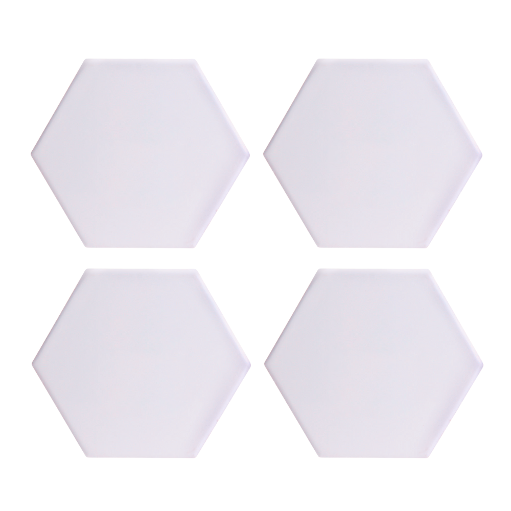 4 Inch Hexagon Coaster Making Silicone Mould For Resin Art