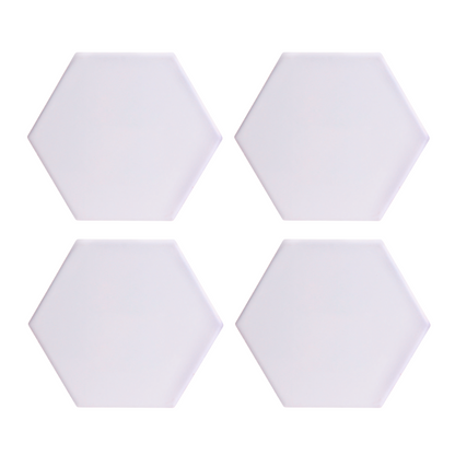 4 Inch Hexagon Coaster Making Silicone Mould For Resin Art