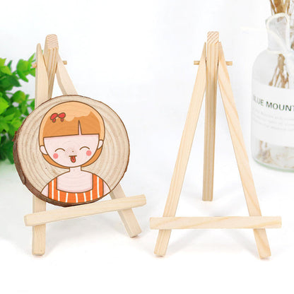 6pcs 5 inch Easel Wooden Stand for Canvas and Photo Frame Stand | Standee for Resin Art Articles Showpieces