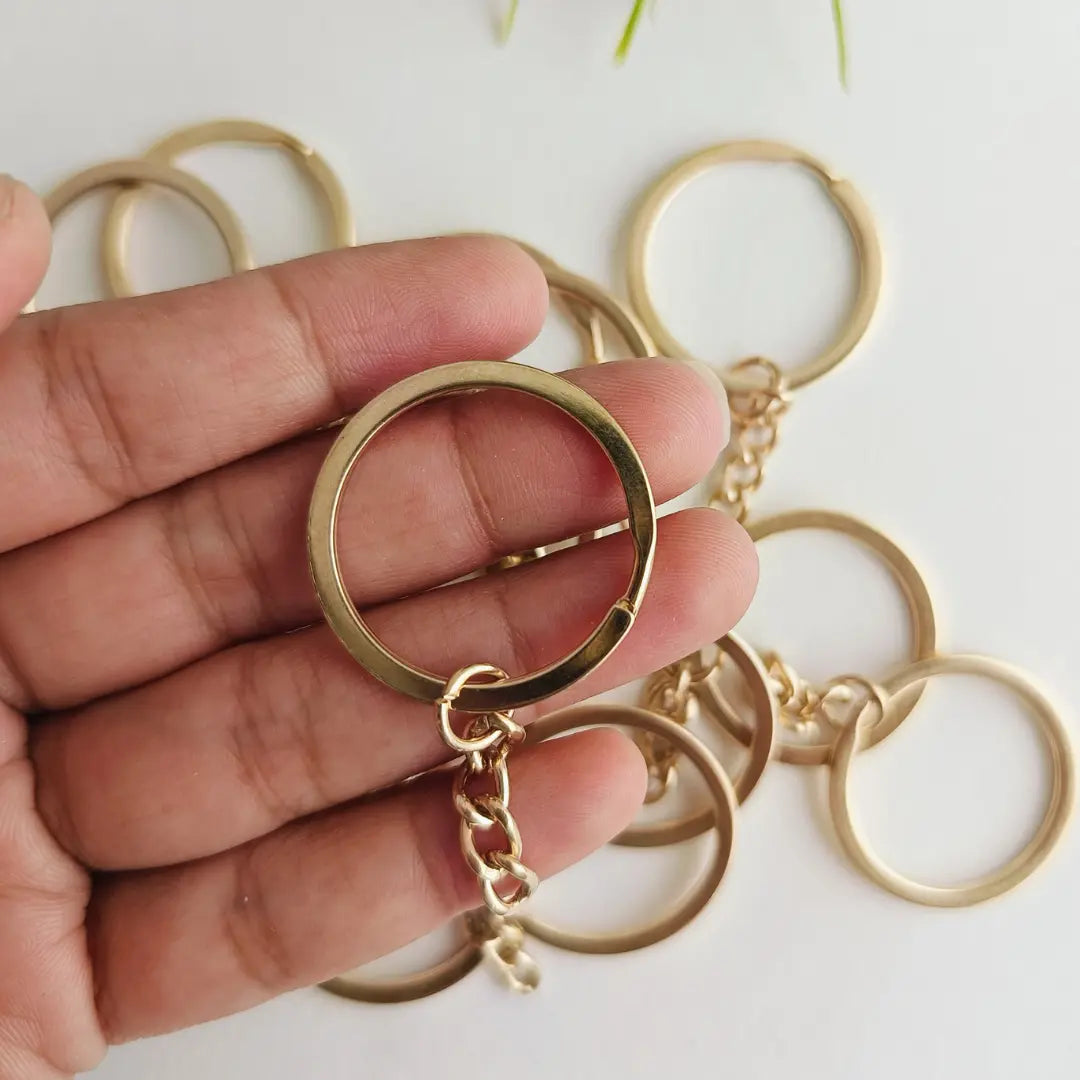 Golden Keychain Ring (5pcs)