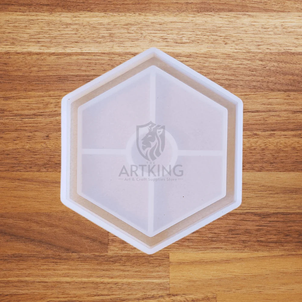 Hexagon Tray Mold with Border