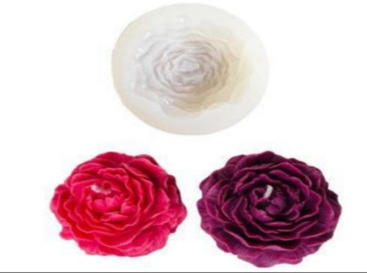 Small Peony Flower Candle Making Mould