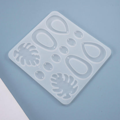 Resin Earing and Pendant Making Silicone Mould for Resin Art | Designer Earing Jewellery Making Mould