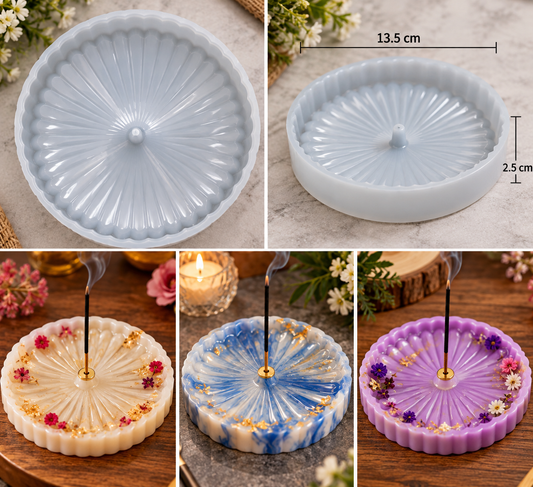 Big Round Stick (Agarbati) Stand Mould (1 Pc)