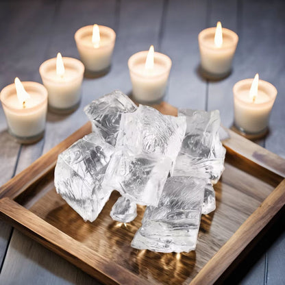 Crystal Clear Gel Wax for Candle Making and Innovative Candle Art