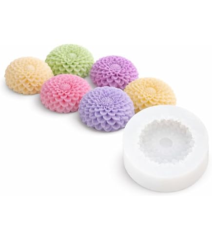 Small Flower Candle Mould (2 Pc)