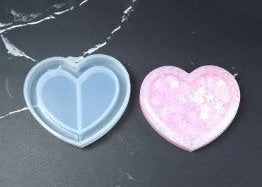 Heart Pendant Mould (4 MM Depth)