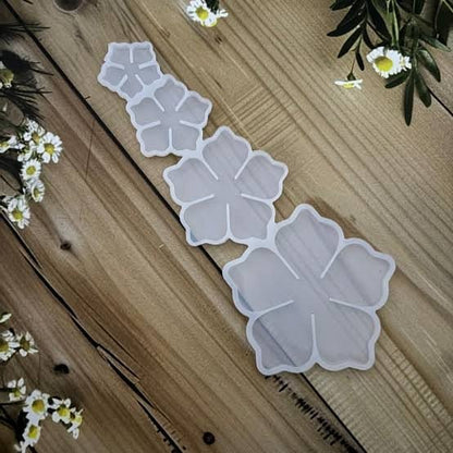 3D 4 Flower Mould