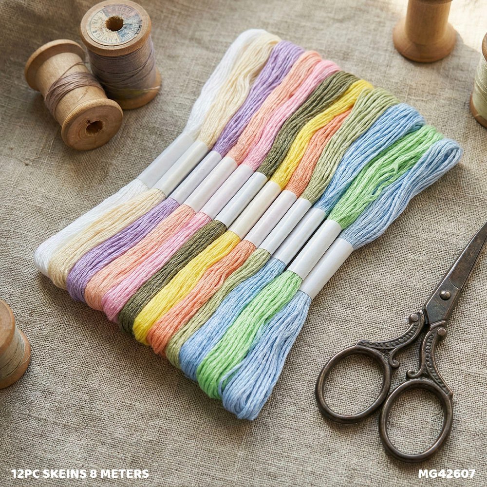 Thread Skeins (12 Pc, 8 Meters)