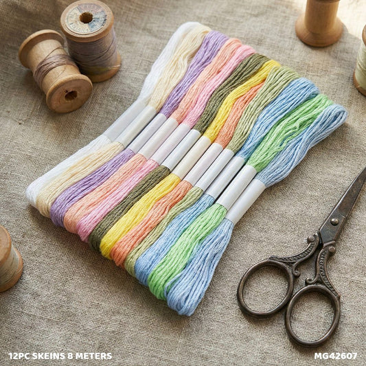 Thread Skeins (12 Pc, 8 Meters)