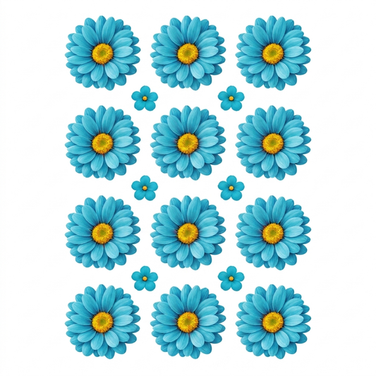 Daisy Flower UV DTF Sticker (2 pc)