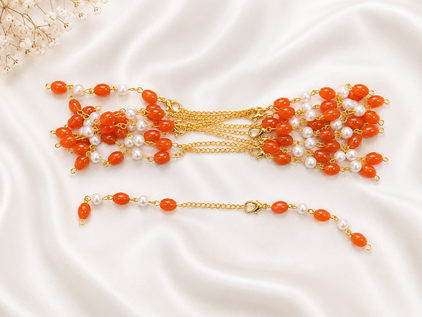 Beads Bracelet Chain (4 pc)