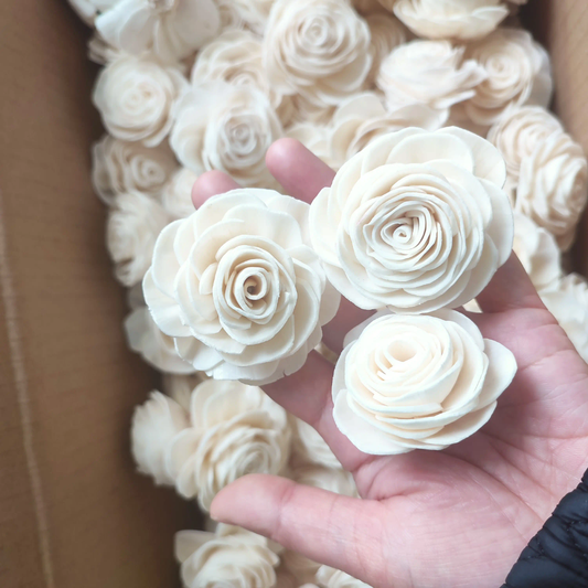 Small Beauty Rose Sola Flowers (10 pc)
